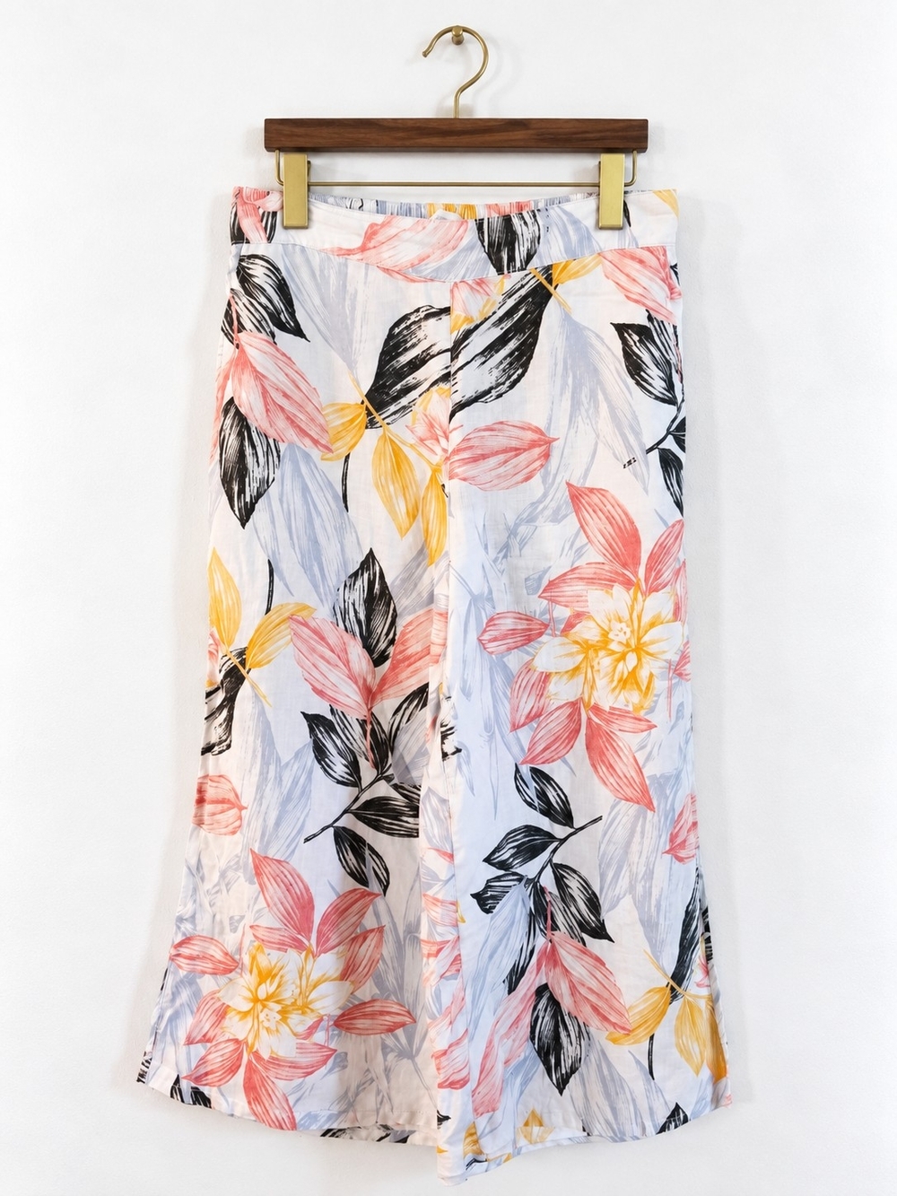 C&C California Tropical Wide Leg Pants